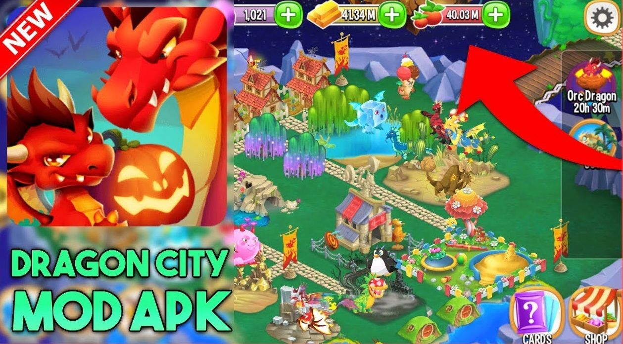 Dragon City Mod Apk by apkasal.com
