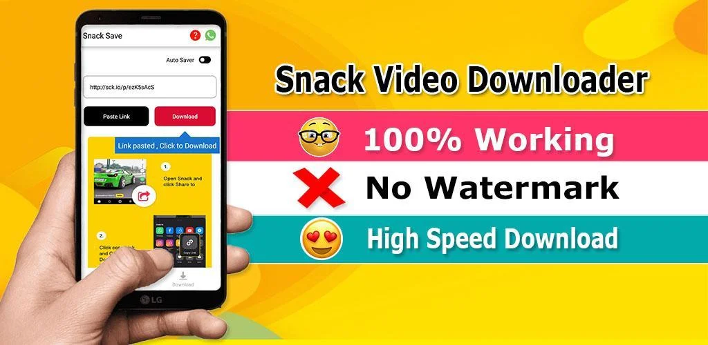 Snack Video Downloader APK by apkasal.com